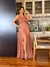 Vestido de Festa Alexandra Paetê Rosa Gold /Rosa Canela - comprar online