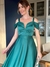 Vestido De Festa Cassia Verde Esmeralda - comprar online