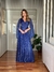 Vestido De Festa Cintia Tule Glitter Azul Royal 2 - Lovissa Moda Festa