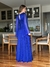 Vestido De Festa Cintia Azul Royal / Bic - loja online