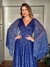 Vestido De Festa Cintia Tule Glitter Azul Royal 2 - loja online