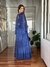 Vestido De Festa Cintia Tule Glitter Azul Royal 2 - comprar online