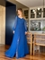 Vestido De Festa Cristina Azul Royal / Bic / Oxford - Lovissa Moda Festa