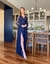 Vestido de Festa Elisa Azul Marinho - comprar online