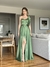 Vestido De Festa Gisele Verde Oliva 2 / Verde Pistache - loja online