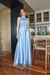 Vestido De Festa Sarah Tule Azul Serenity - loja online