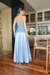 Vestido De Festa Sarah Tule Azul Serenity - comprar online