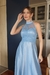 Vestido De Festa Sarah Tule Azul Serenity - comprar online