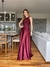 Vestido De Festa Talita Bordado Satin Marsala na internet