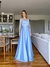 Vestido De Festa Izabel Bordado Azul Serenity na internet