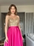 Vestido De Festa Evelyn Ouro Pink - loja online
