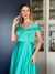 Imagem do Vestido De Festa Cassia Verde Tiffany