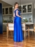 Vestido De Festa Priscila Bordado Azul Royal - comprar online