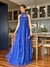 Vestido De Festa Sarah Glitter Azul Royal na internet