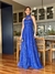 Vestido De Festa Sarah Glitter Azul Royal