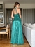 Vestido De Festa Sarah Glitter Verde Esmeralda - loja online