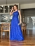 Vestido De Festa Valeria Glitter Azul Royal na internet