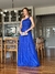 Vestido De Festa Valeria Glitter Azul Royal - comprar online