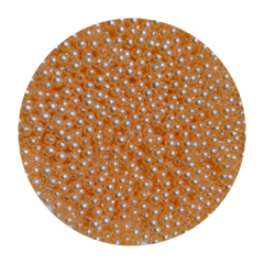 PERLA PLASTICA NARANJA 6 MM - 20 GR