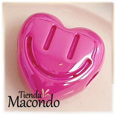 CORAZON NACARADO PASANTE FUCSIA