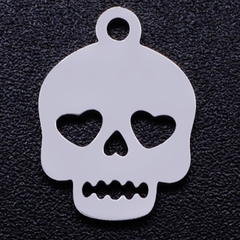 CALAVERA CORAZON ACERO (1 unidad)