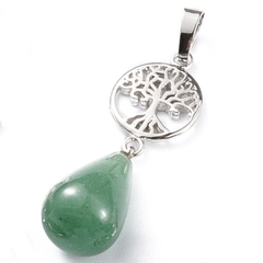 GOTA CHAKRA AVENTURINA VERDE NATURAL (1 UNIDAD) - tienda online