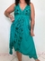 Vestido Indiano de Pontas Estonado Marrocos Verde Claro - comprar online
