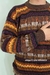 Agasalho Peruano Suéter de Lã Unissex Gola Redonda Marrom na internet