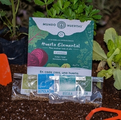 Kit de semillas "HUERTA ELEMENTAL" 4 variedades