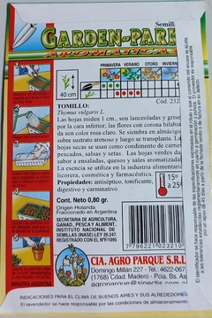 Kit 5 Aromáticas + Bandeja propagadora de Cultivo 27 celdas - comprar online