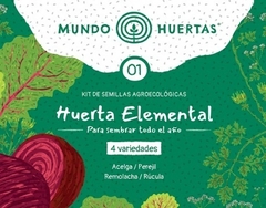 Kit de semillas "HUERTA ELEMENTAL" 4 variedades - comprar online