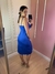 Vestido Alfaiataria Basic Azul - comprar online