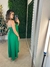 Vestido Strapless Mullet Verde - comprar online