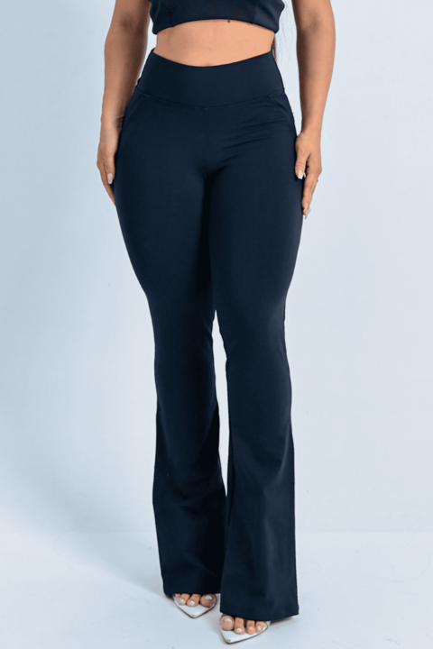 Calça Legging Plus Size Premium Cós Alto Modela Cintura