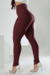 Calça Legging PolyPower 3 Zíper Vinho - PDB18.4 - comprar online