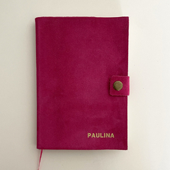 AGENDA DIARIA GAMUZA - 17 FUCSIA 14X21