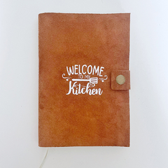 CUADERNO DE RECETAS "WELCOME TO MY KITCHEN" - 14x21