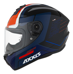 CASCO AXXIS DRAKEN COUGAR B7 AZUL BRILLO