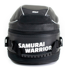 BOLSO TRASERO 12/15 LTS SAMURAI WARRIOR NEGRO EXPANSIBLE CON FUNDA - comprar online