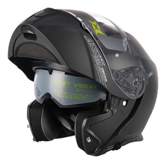 CASCO AXXIS GECKO SV SOLID A1 NEGRO MATE