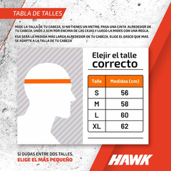 CASCO HAWK RS7 ABS NEGRO MATE - tienda online