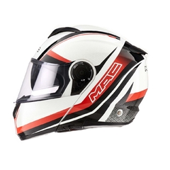 CASCO ROCK STROKE WHI BLACK RED - comprar online