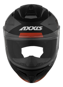 CASCO AXXIS DRAKEN GEAR A2 GRIS BRILLO - FRASER MOTOS