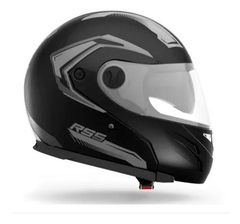 CASCO HAWK RS5 VECTOR REBATIBLE DOBLE VISOR NEGRO MATE