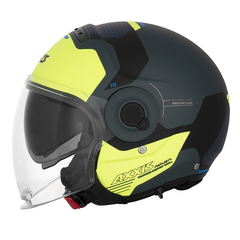 CASCO AXXIS RAVEN SV CYPHER D4 AMARILLO FLUO MATE