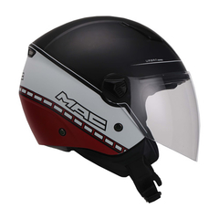 CASCO BEAT STRADA NEGRO BLANCO ROJO - comprar online