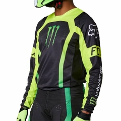 CONJUNTO MOTOCROSS FOX 180 MONSTER VERDE - FRASER MOTOS