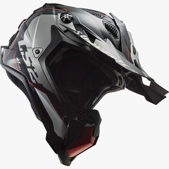 CASCO 700 SUBVERTER ARCHED BL-SIL-TIT - FRASER MOTOS