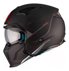 CASCO STREETFIGHTER SV SOLID A1 NEGRO MATE + SUN VISOR - comprar online