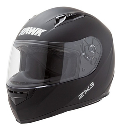 CASCO HAWK ZX3 NEGRO MATE - comprar online